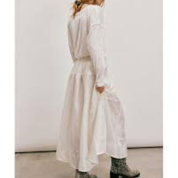 Free People Emery Drop-Waist Midi Skirt NWT * - Picture 3 of 6